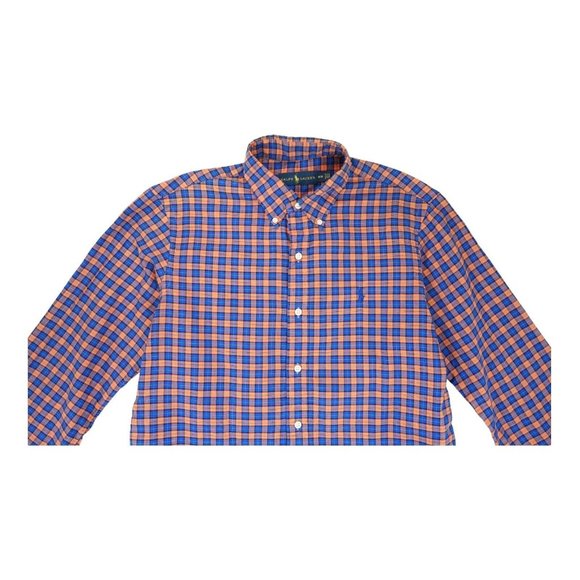 Ralph Lauren Multicolor Cotton Tartan Long Sleeve Button Up Shirt Medium M Men's - Picture 3 of 4